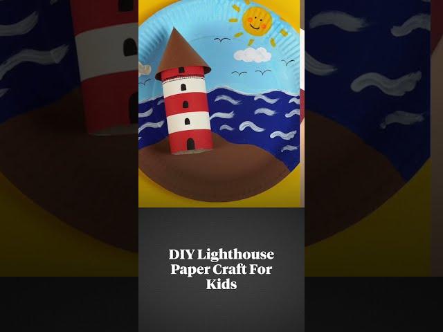 DIY Lighthouse Paper Craft for Kids