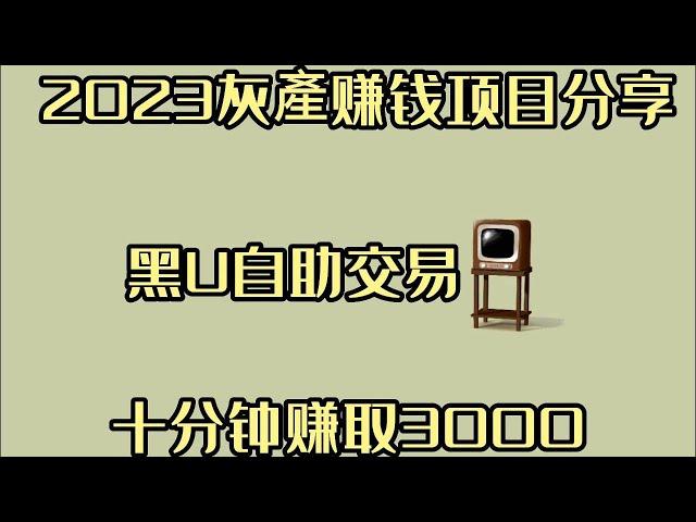 2023最新灰产|网赚 项目|网络赚钱 项目|赚钱干货|教你五分钟从0到650（真实网站演示教学）