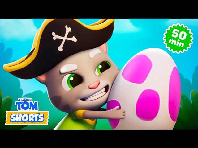 Pirates, Dinosaurs & MORE! ‍️ Talking Tom Shorts: Epic Runs Compilation