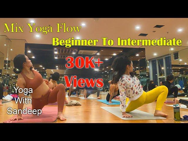 45 Minute Mix Yoga Flow | Beginner to Intermediate | Yoga With Sandeep |Vietnam