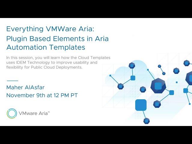 Everything VMware Aria - Plugin based Elements in Aria Automation Templates