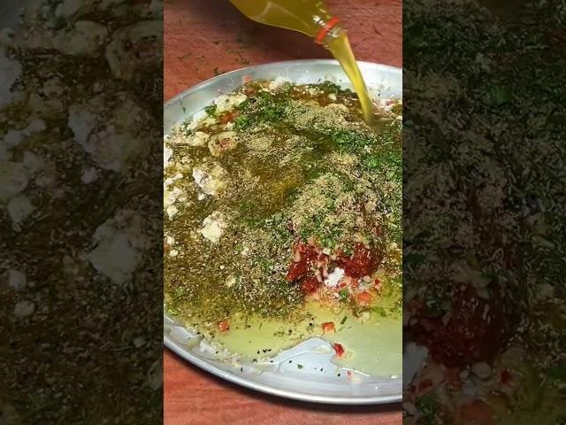 Hatay usulü katıklı biberli ekmek. Brot nach Hatay Art