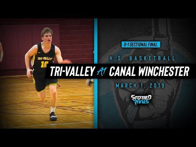 HS Basketball | Tri-Valley at Canal Winchester [TOURNAMENT] [3/1/19]