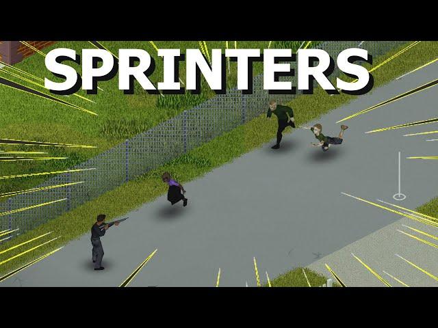 Can I Survive SPRINTERS In Project Zomboid? | Project Zomboid Sprinters Only Challenge