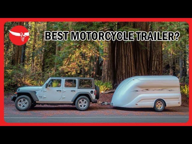 IRON HORSE Motorcycle Trailer - Detailed Owner's Review of the Widebody Trailer for Full-Sized Bikes