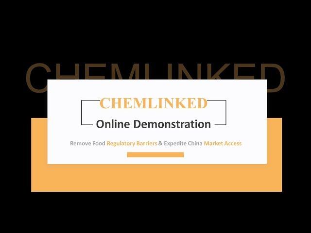 ChemLinked Food Portal Online DEMO