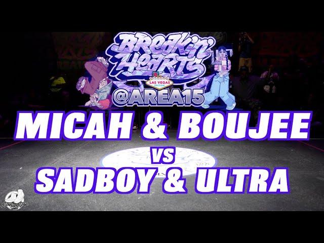 MICAH & BOUJEE vs SADBOY & ULTRA | 2 v 2 Freestyle Top 8 | Breakin' Hearts: Vegas | #SXSTV