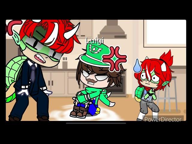 Why are you sitting in a circle of salt? Meme ||Ft. Bowser JR, Luigi, and Bowser|| Implied Bowuigi