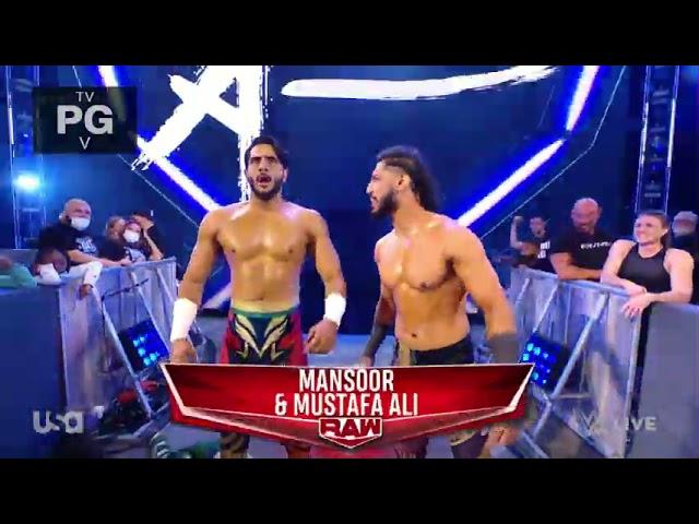 FULL MATCH - THE NEW DAY VS MUSTAFA ALI & MANSOOR