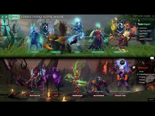 [HIGHLIGHTS Team Liquid vs Virtus.pro BO5 | China Dota 2 Supermajor Grand Final