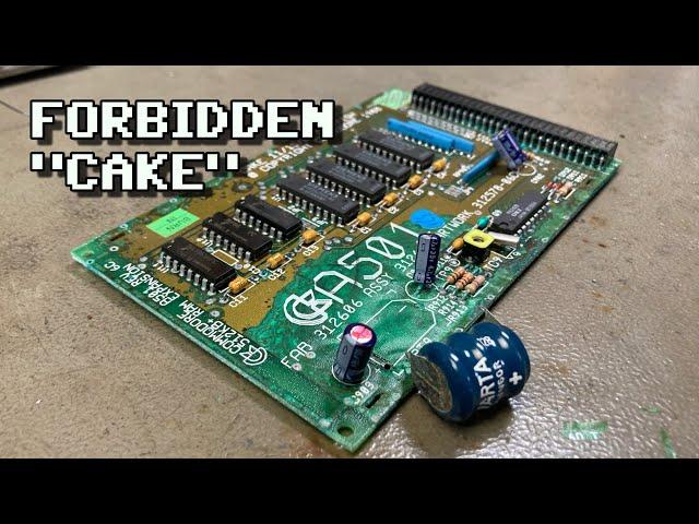 Commodore A501 Amiga RAM Expansion Battery Leakage Repair