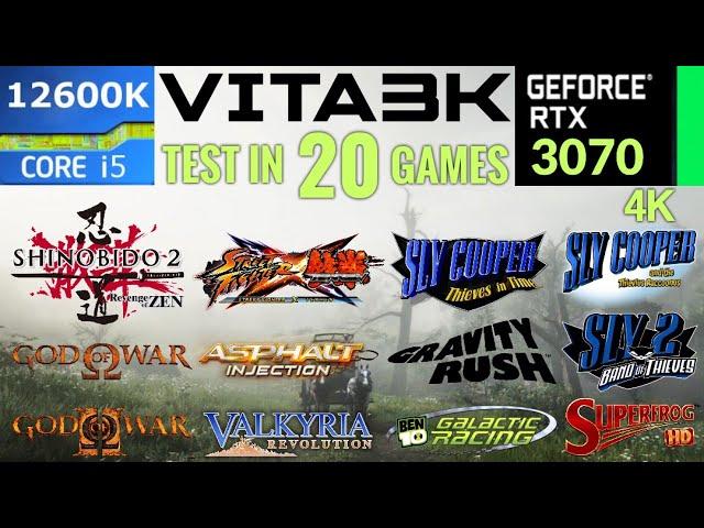 Vita3K PS Vita Emulator Test In 20 Games 4K | RTX 3070 + i5 12600K