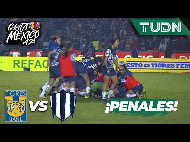 ¡Tanda de penales COMPLETA! | Tigres (1)-(3) Rayadas | Grita México BBVA Femenil 2021 Final | TUDN