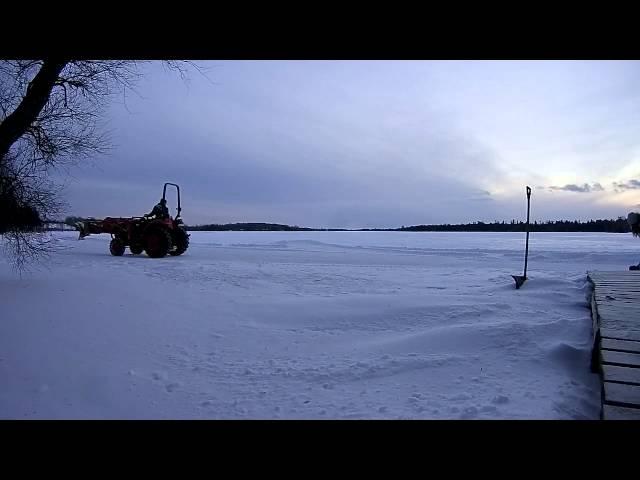 Cleaning The Snow Off Varty Lake Time Lapse