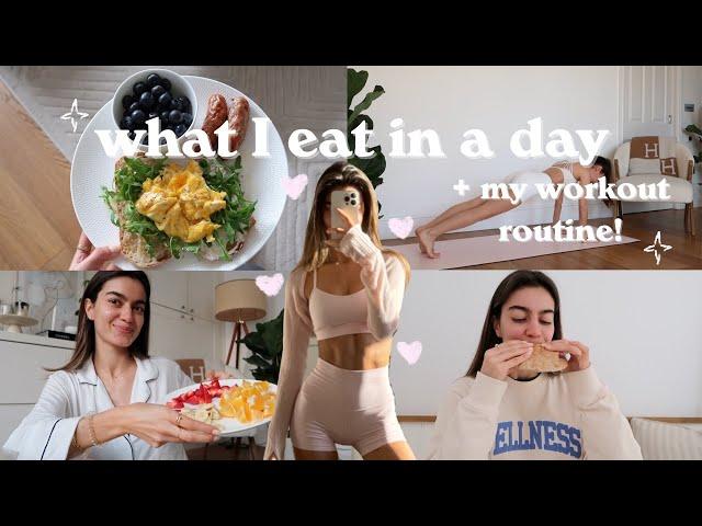 a realistic what i eat in a day + my workout routine! - honest talk about my workouts | LIDIAVMERA