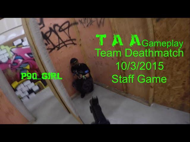 TAA Gameplay  - Staff Game 10/3/2015 [Tippmann M4]