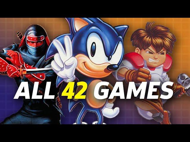 Sega Genesis Mini Gameplay - All 42 Games