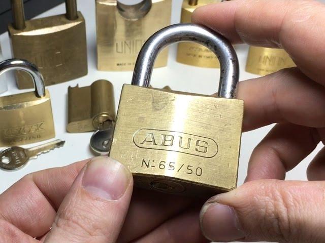 (170) Abus 65/50 Padlock Picked - Packages From Apache-Locksport