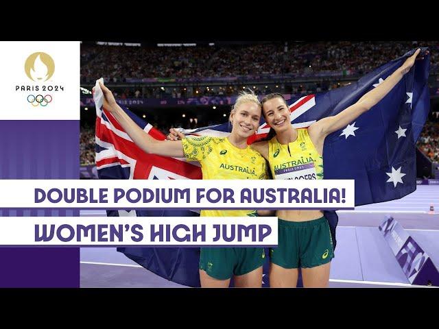 Double Podium for Australia  | Women's High Jump | #Paris2024 Highlights