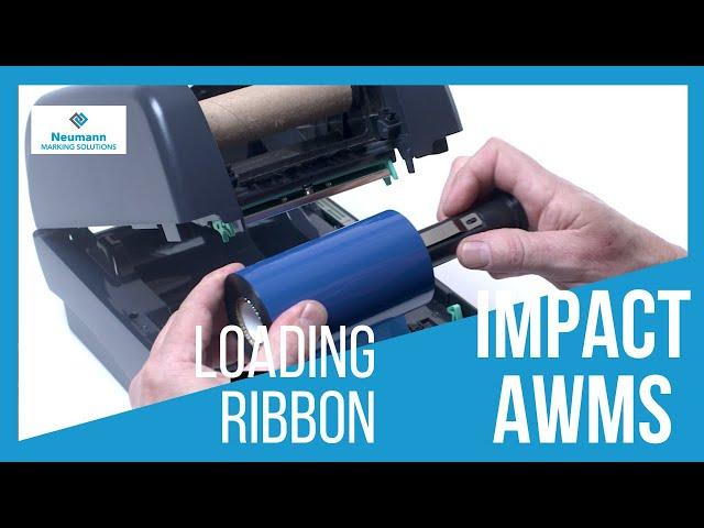 AWMS 245plus printer demo Ribbon Loading - Impact Inc