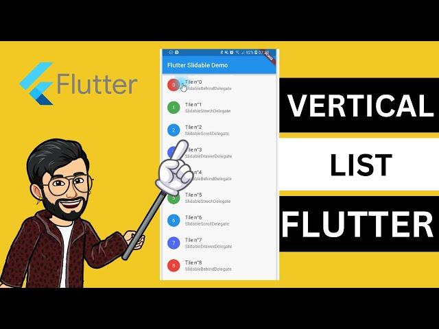 Create a Vertical List In Seconds with Flutter!