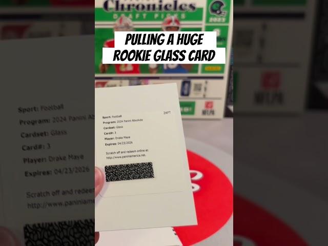 PULLING A HUGE ROOKIE GLASS FROM ABSOLUTE!! #sportscards #footballcards #panini