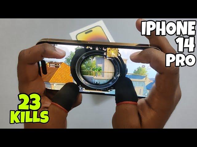 iPhone 14 Pro BGMI Game Test | Full Rush 23 KILLS Handcam