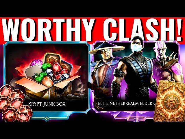 MK Mobile | Krypt Junk Pack and Elite Netherrealm Edler God Pack Opening | Worth Watching Clash...