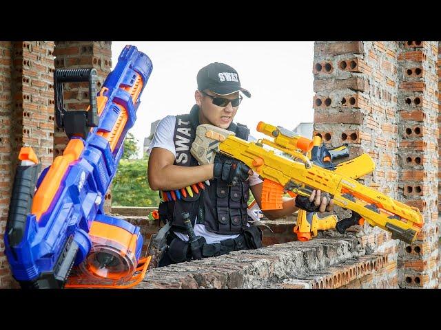 Nerf Guns War : Captain S.W.A.T Of SEAL TEAM Fight Hitman Dangerous Criminal Group | Nerf War 2020