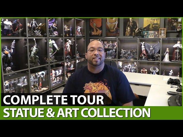 Statue & Art Collection - Complete Man Cave Tour