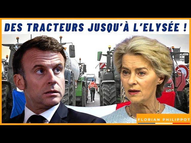 « Des tracteurs jusqu’à l’Élysée ! » : la révolte paysanne explose !