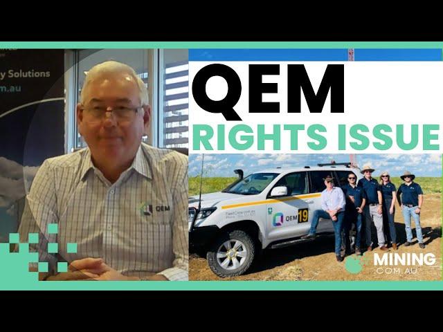 QEM announces rights issue and project updates for Julia Creek