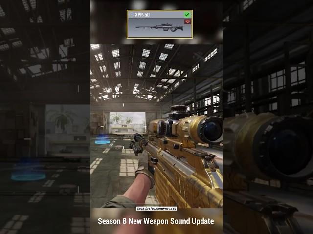 NEW WEAPON SOUND UPDATE in CODM! (Season 8)