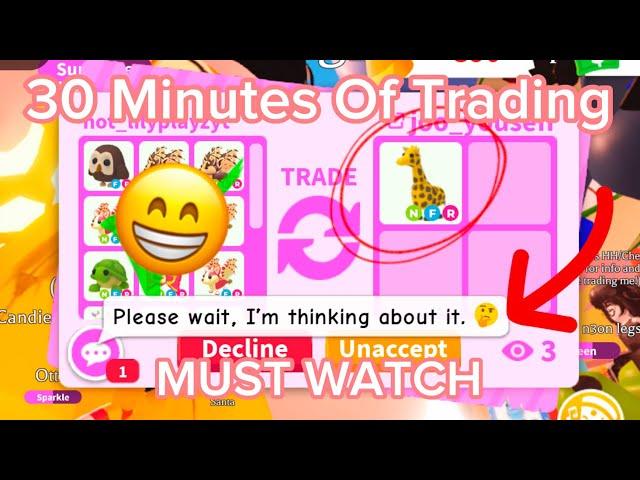 30 Minutes of Adopt Me TradingTrading My Owl! Growing My Inventory! Adopt Me Roblox! 2024