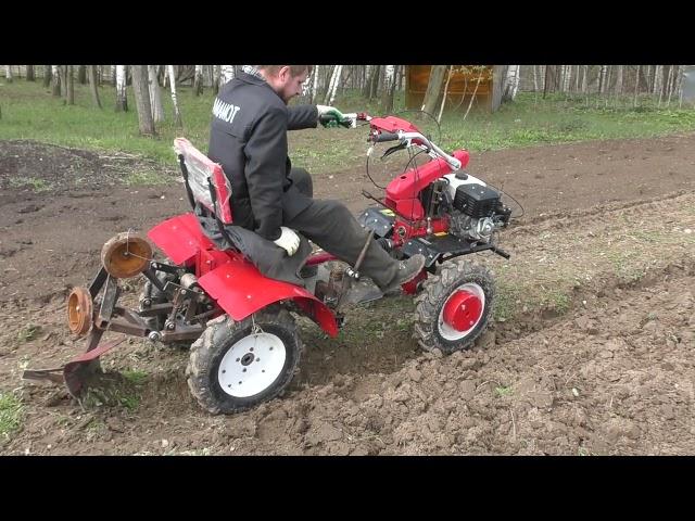 Motoblock adapter 4x4 | Do-it-yourself fracture | Test drive on the field