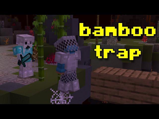 Trapping Minecraft Players With Bamboo