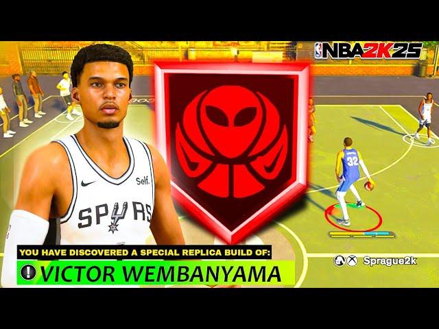 This VICTOR WEMBANYAMA Build is INSANE on NBA 2K25