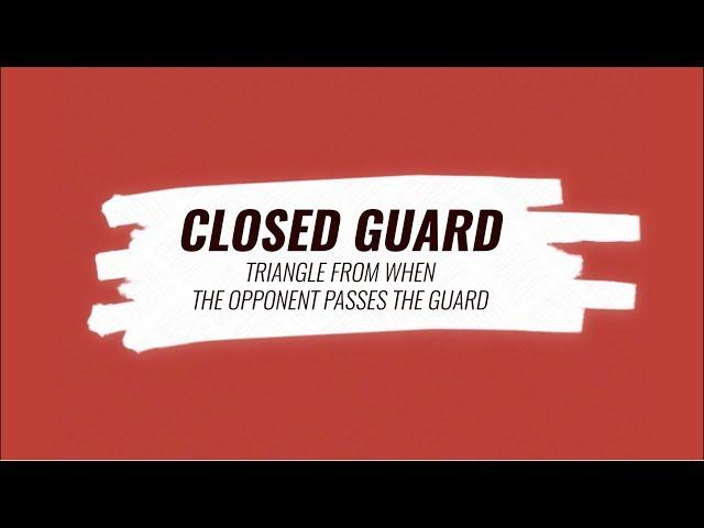 Renzo Gracie Online Academy - Closed guard - Triangle: fine adjustments