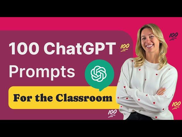 12 Ways to Use Chat GPT in the Classroom [ 100 ChatGPT Prompts for Teachers ]