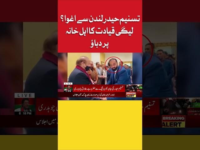Tasneem Haider Missing Since Last Night | Nawaz Sharif Plan Shocking Revelation #shorts