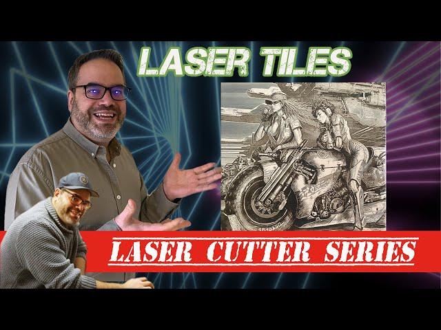 Lightburn tutorial : Create engraved tiles with the Norton white tile method