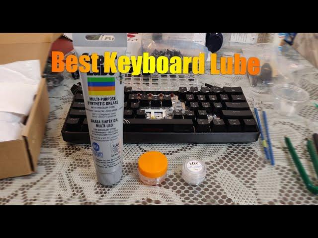 Best Keyboard Switch Lube Superlube vs Silicone Vs Krytox