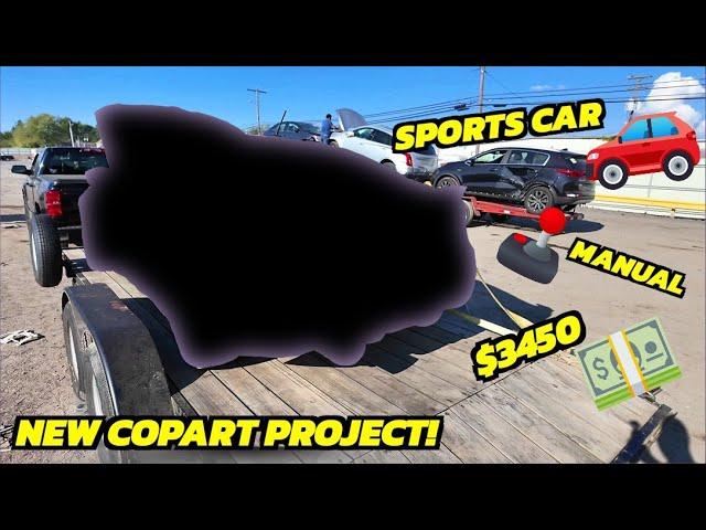 I won a RWD Sports Car at Copart for $3450!!