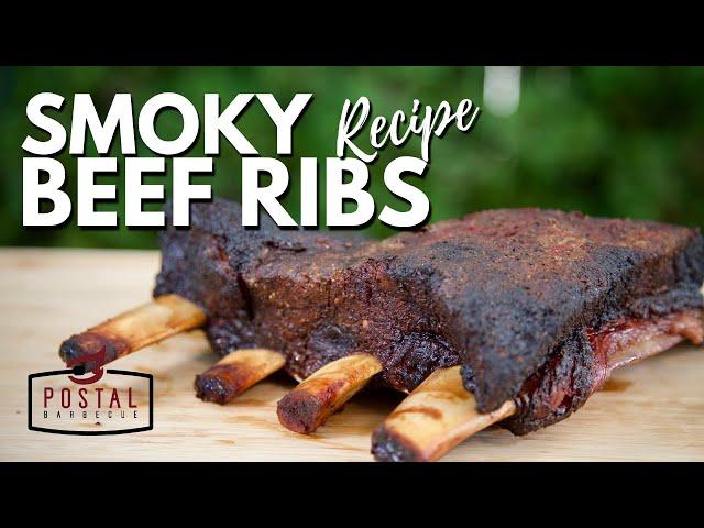 Smoked Beef Ribs Recipe - How to Smoke Beef Ribs on the Weber Kettle BBQ