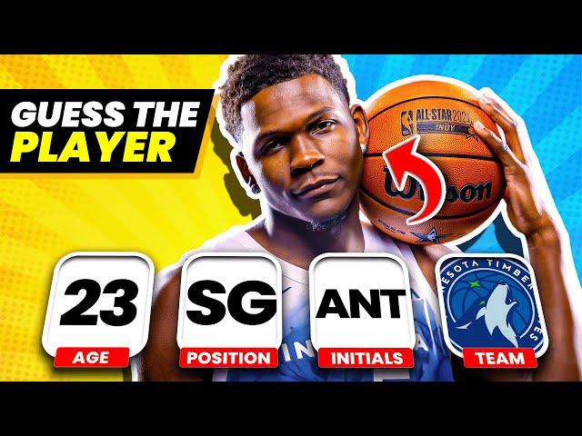 Guess the NBA Player with Only 4 Clues! NBA Quiz Challenge