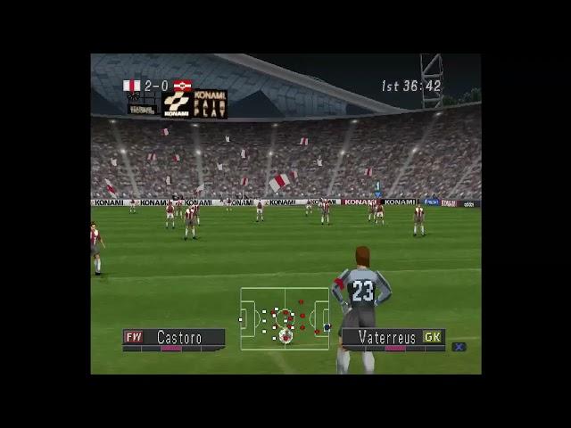 [PS1] Winning Eleven 2002 - Master League Gameplay (Hard)