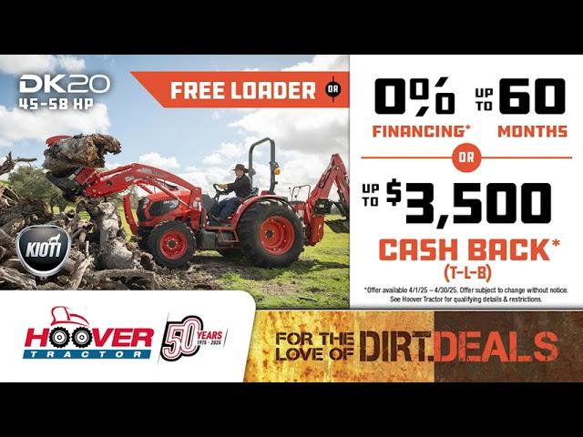 Hoover Tractor April DK20