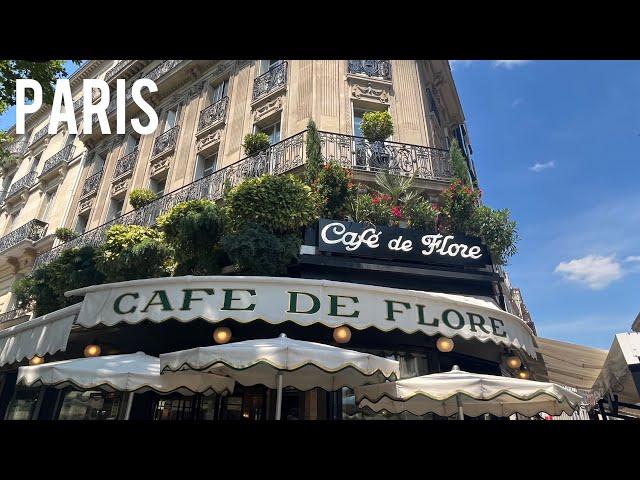 パリ老舗カフェ巡り、CAFE DE FLORE, CAFE DE LA PAIX, Les Deux Magots　有名人気カフェに行って見ました。