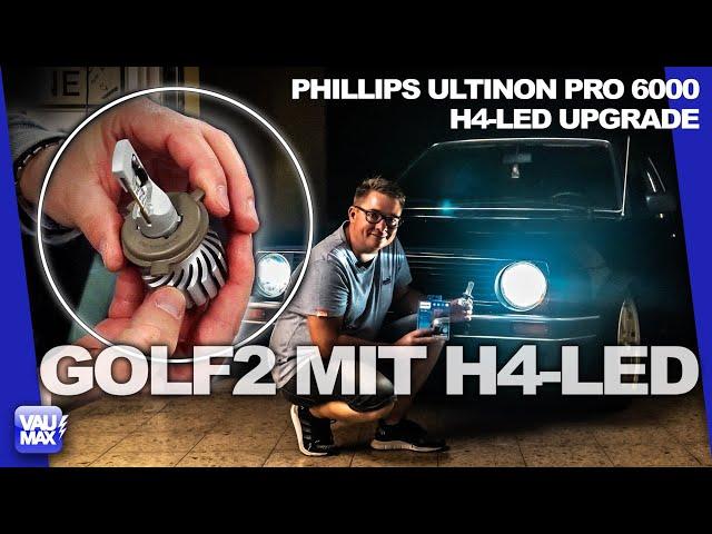 LED Licht für Käfer bis Golf 2 – Legales Philips H4-LED-Licht im Test + Einbau // VauMaxTV Review