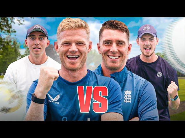 ENGLAND CRICKETERS vs VILLAGE CRICKETERS: Fastest to 50 challenge!